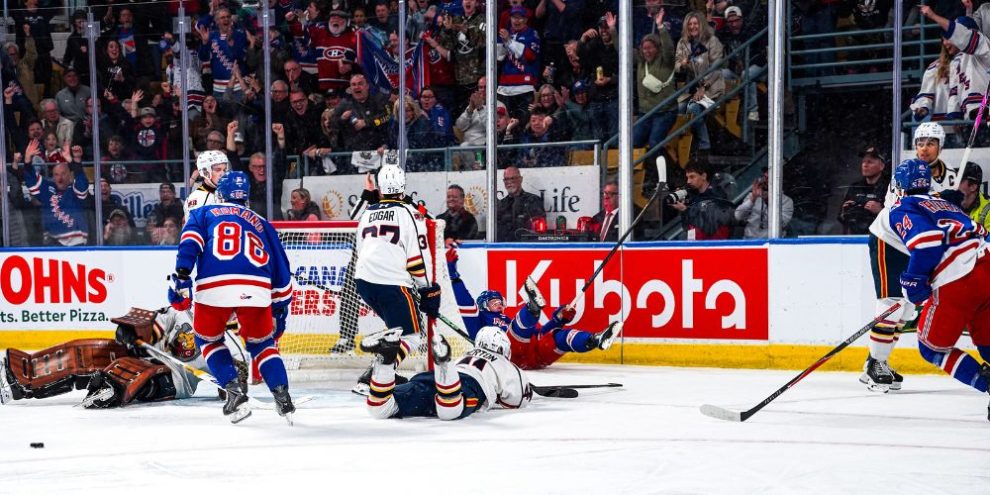 Colts drop opener 5-2 to Rangers, lose Salandra to injury