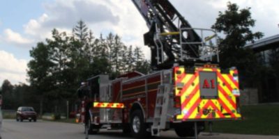Springwater Township Fire Service aerial truck