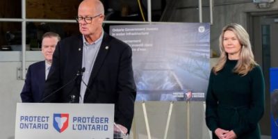 Orillia Mayor Don McIsaac attends a provincial funding announcement on January 24, 2026