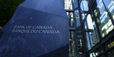 Exterior of the Bank of Canada building in Ottawa, the central bank that announced it is holding its key interest rate at 2.25%.