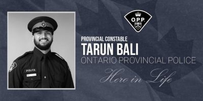 “Really hits home”: OPP commissioner mourns death of Const. Tarun Bali killed in northern Ontario