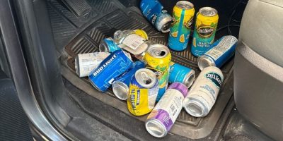 Barrie Police vehicle image related to impaired driving charge after pickup truck crosses homeowner’s lawn