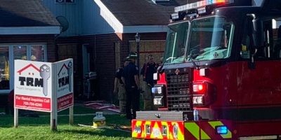 Fire crews respond to townhouse fire on Blake Street in Barrie