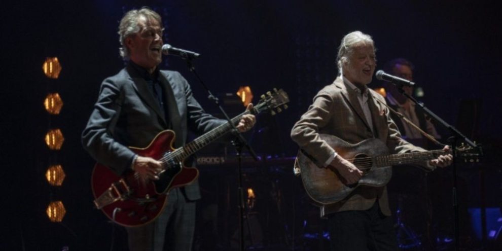 Blue Rodeo’s Jim Cuddy and Greg Keelor perform at Massey Hall in Toronto