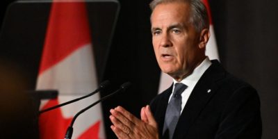Prime Minister Mark Carney speaks at the Canada Investment Summit welcome reception in Toronto