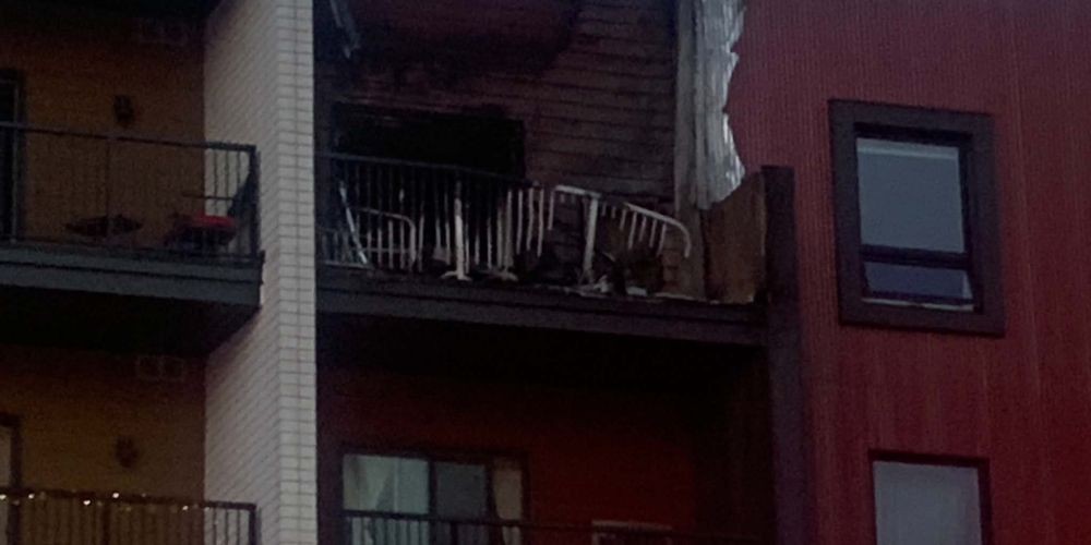 Propane explosion sparks apartment fire in Barrie