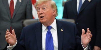 U.S. President Donald Trump speaks in the Oval Office of the White House in Washington on Sept. 28, 2026.