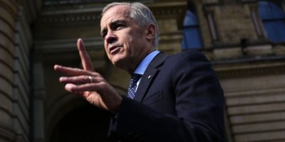 Prime Minister Mark Carney speaks with media in Ottawa on Sept. 1, 2026