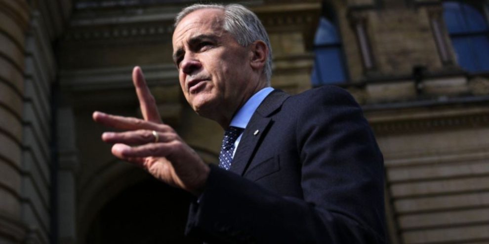 Prime Minister Mark Carney speaks with media in Ottawa on Sept. 1, 2026