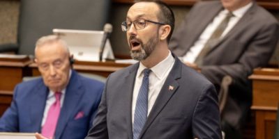 Ontario Colleges and Universities Minister Nolan Quinn speaks during Question Period at the Ontario Legislature in Toronto on March 24, 2026.