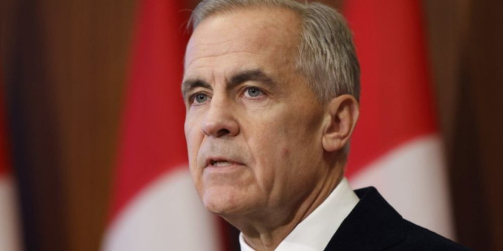 Prime Minister Mark Carney speaks in Ottawa about the deadly fire at CFB Wainwright on Oct. 18, 2026.