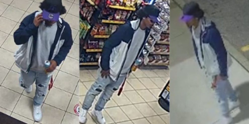 Suspect sought by Barrie Police in connection with an Oct. 9, 2026 assault.
