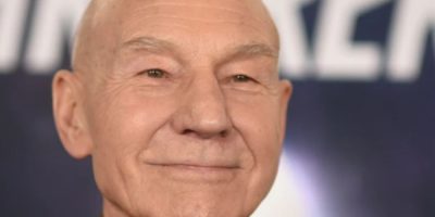 Patrick Stewart arrives at the premiere of Star Trek: Picard Season 3 in Los Angeles on Feb. 9, 2023.
