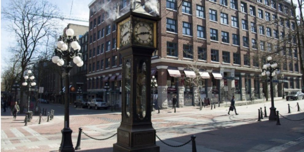 Steam clock in Vancouver's historic Gastown district