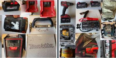 Tools, two electric bikes and an electric scooter recovered by Barrie Police.