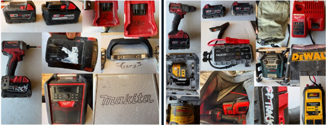 Tools, two electric bikes and an electric scooter recovered by Barrie Police.
