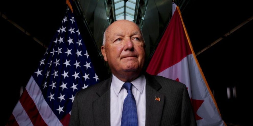 U.S. Ambassador to Canada Pete Hoekstra poses for a portrait at the U.S. Embassy in Ottawa on June 6, 2025.