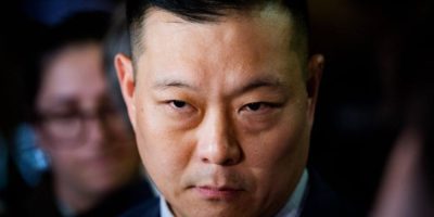 Ontario MPP Stan Cho speaks to reporters at Queen’s Park in Toronto on Oct. 27, 2026.